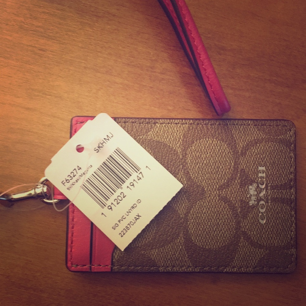 Coach lanyard